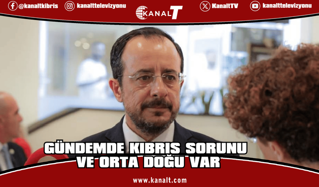 Hristodulidis’in Brüksel temaslarında Kıbrıs sorunu ve Orta Doğu gündemde