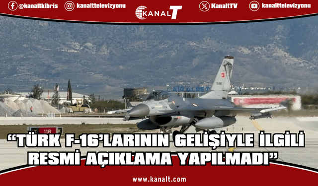 Rum yönetimi: Türk F-16’larının gelişiyle ilgili hiçbir resmi açıklama almadık, itirazımız var