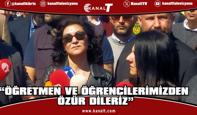 Selma Eylem: “Öğretmen ve öğrencilerimizden özür dileriz”