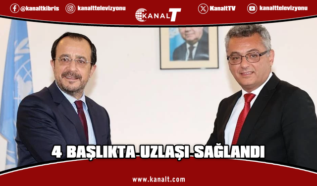 Liderlerin görüşmesinde 4 başlıkta uzlaşı sağlandı