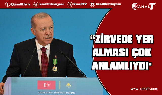 Erdoğan: Sayın Erhürman’ın TDT Zirvesi'nde bulunması bizim için çok anlamlıydı