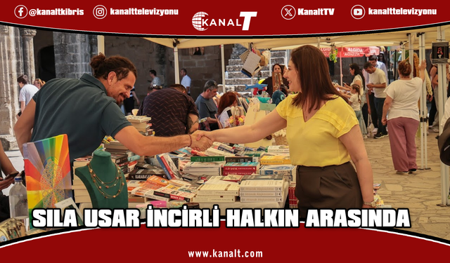 İncirli, Yeşilırmak Çilek ve Kıbrıs İpek Koza Festivali'ni ziyaret etti