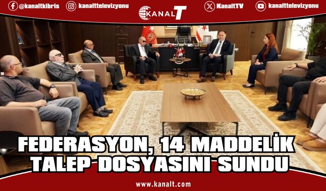Öztürkler, Engelliler Federasyonu’nu kabul etti