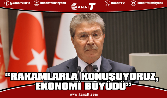 Üstel’den muhalefete ekonomi cevabı: Rakamlarla konuşuyoruz, ekonomi büyüdü