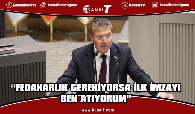 Üstel: Fedakarlık gerekiyorsa ilk imzayı ben atıyorum
