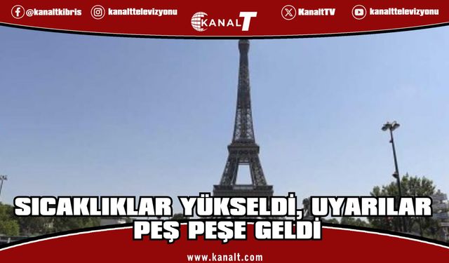 Avrupa 41 derecelik sıcaklık nedeniyle kırmızı alarmda