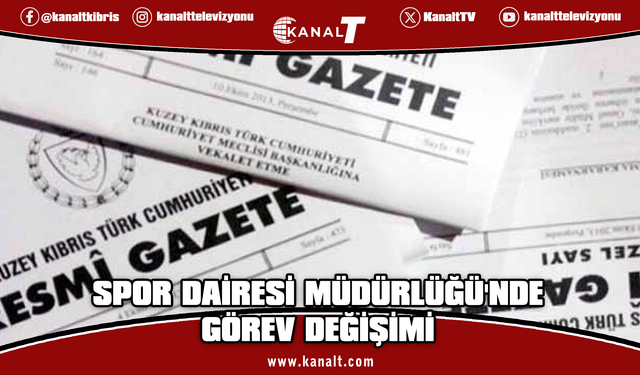 Spor Dairesi'nde görev değişimi: Sütcü alındı Karataş atandı
