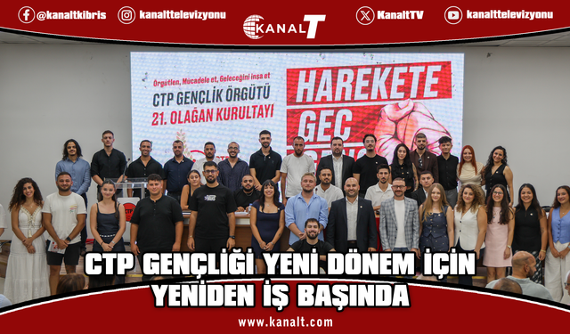 CTP Gençlik Örgütü Başkanılığına yeniden İsmail Barbaros seçildi