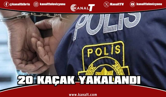 Ülkede izinsiz ikamet eden 20 kişi tutuklandı