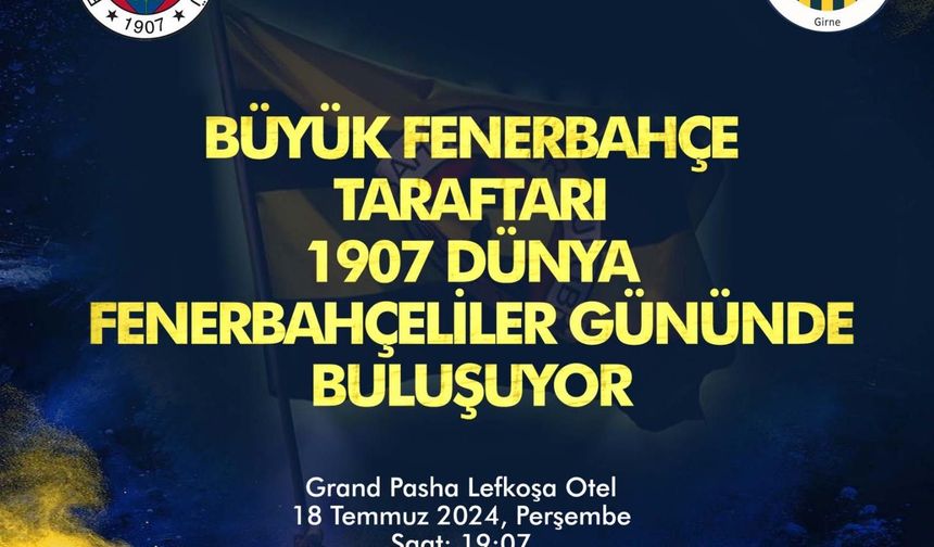 KKTCFBİDER’den Dünya Fenerbahçeliler Günü İçin Kıbrıs'ta Dev Organizasyon
