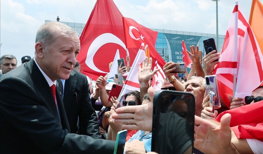 Erdoğan: Federalizme dayalı tekliflere bizim de Kıbrıs Türkü'nün de karnı tok