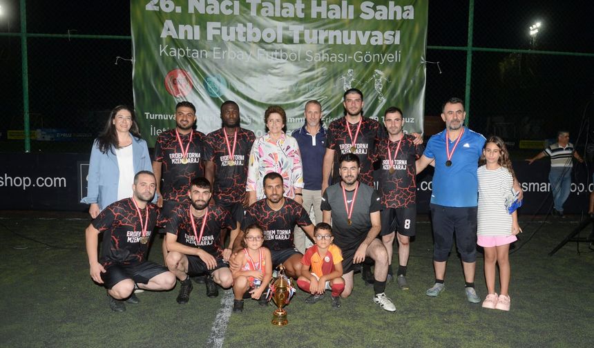 26’ncı Naci Talat Halı Saha Anı Futbol Turnuvası'nda şampiyon Erdem Torna