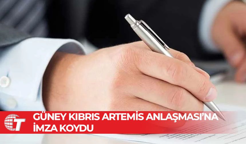 Güney Kıbrıs Artemis Anlaşması’na imza koydu