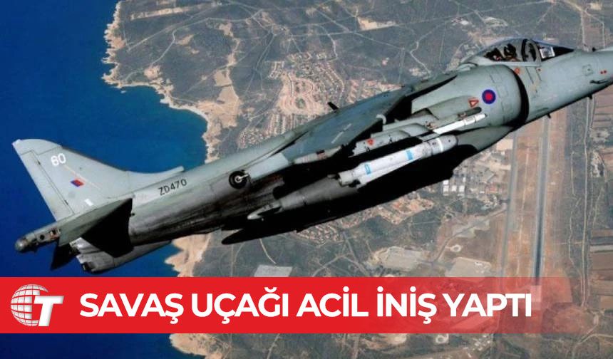 Irak'tan Güney Kıbrıs'a giden savaş uçağı, Diyarbakır'a acil iniş yaptı