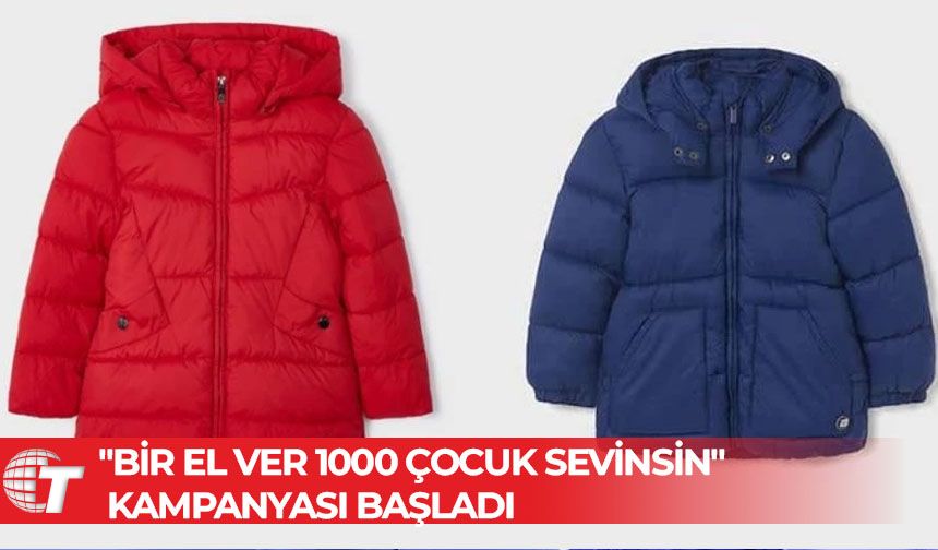 Bin çocuğun yüzünü güldürmek için "Bir El Ver 1000 Çocuk Sevinsin" kampanyası başladı!