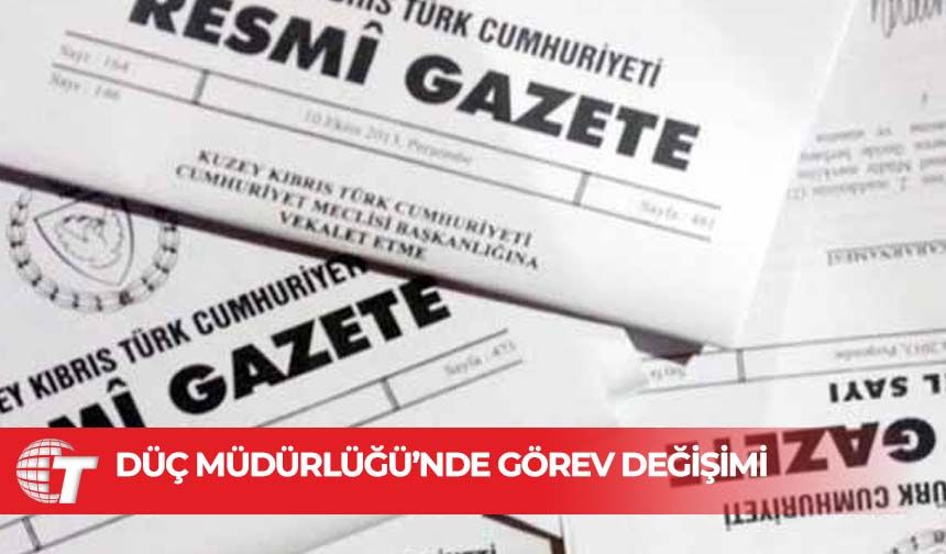 DÜÇ Müdürlüğü’nde görev değişimi