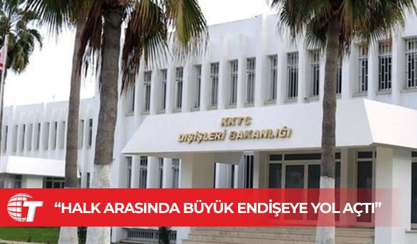 Dışişleri Bakanlığı KKTC hava sahasını ihlal eden Fransa’yı kınadı