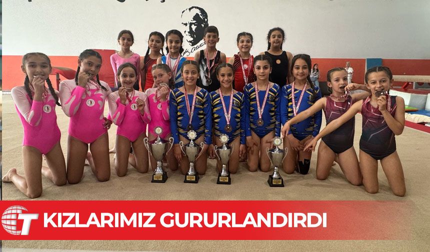 Erbulut Cimnastik Kulübü sporcularından gururlandıran başarı
