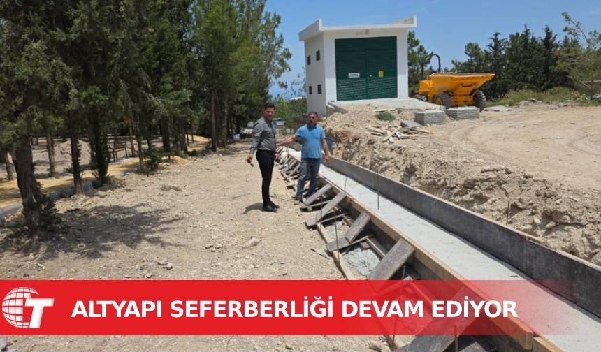 Çatalköy-Esentepe bölgesinde altyapı ve üst yapı çalışmaları sürüyor