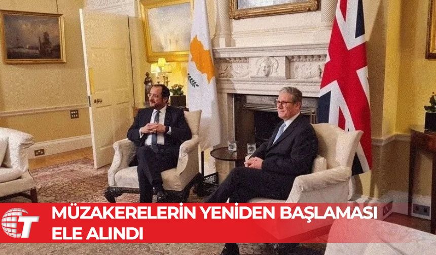 Hristodulidis, İngiltere Başbakanı Starmer ile görüştü