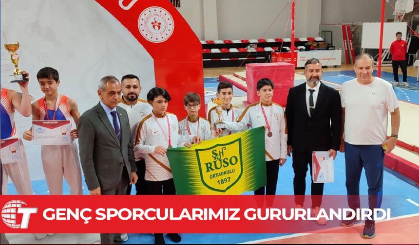 Genç sporcularımız gururlandırdı
