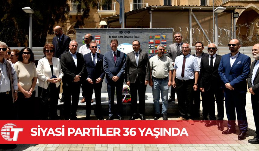 Türk ve Rum siyasi parti toplantıları 36 yaşında