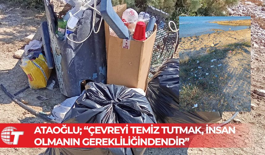 Sahil temizlik çalışmaları başladı...