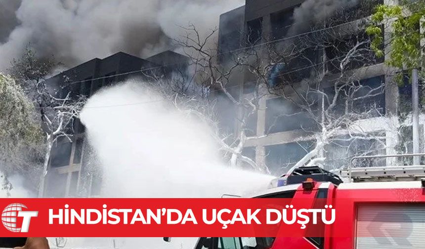 Hindistan'da 242 kişilik yolcu uçağı yerleşim bölgesine düştü!
