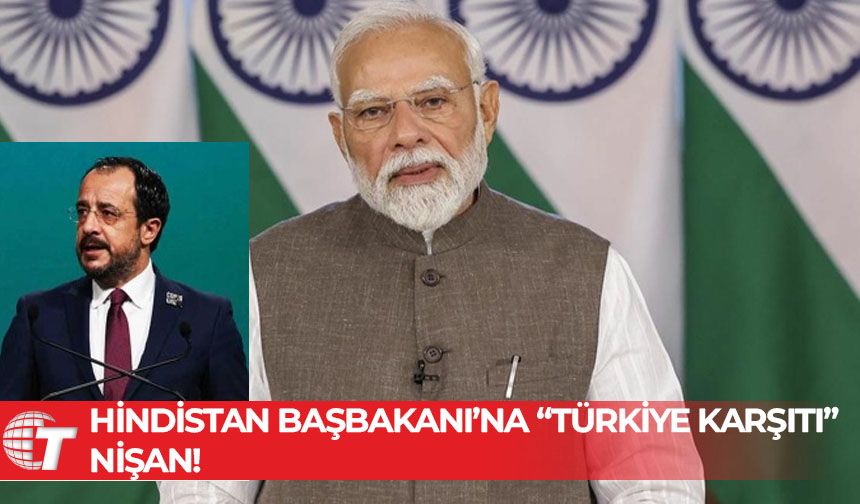 Hindistan Başbakanı’na Güney Kıbrıs’tan “Türkiye Karşıtı” Nişan!