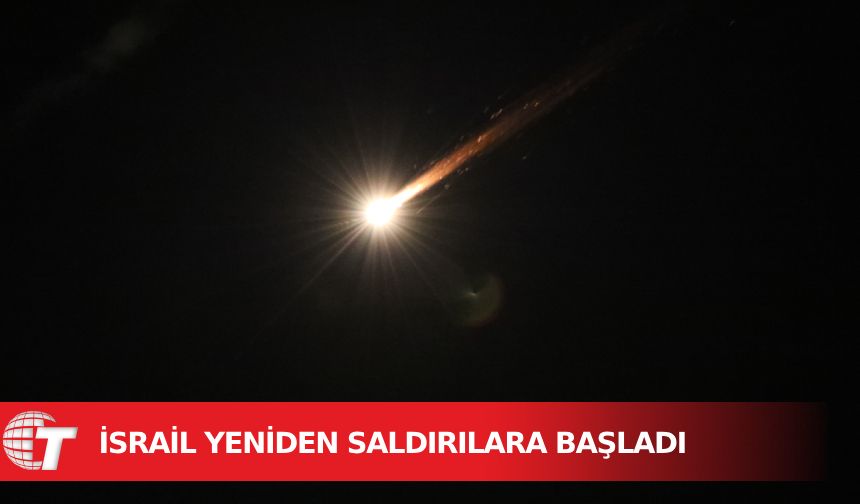İsrail akşam saatlerinde yeniden İran’ı vurmaya başladı
