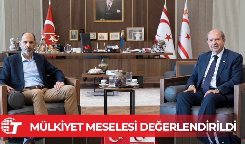 Cumhurbaşkanı Tatar, Özersay’ı kabul etti