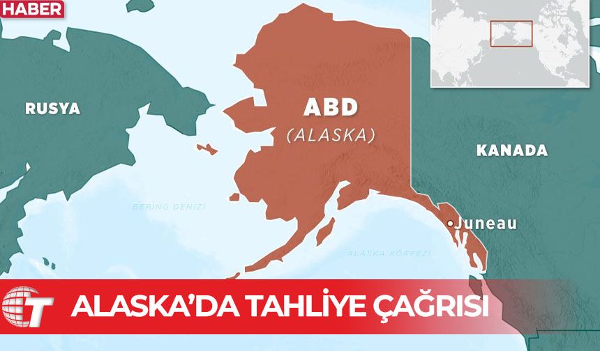 Alaska'da buzul barajın taşması sonucu oluşan sel riski nedeniyle tahliye çağrısı yapıldı