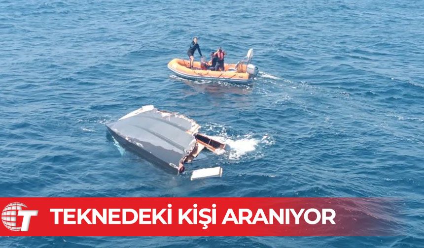 Marmara Adası açıklarında parçalanmış halde bulunan teknedeki kişi aranıyor