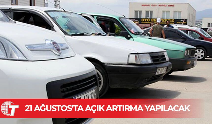 Trafik Dairesi Müdürlüğü, AA---E serisine ait plakalar için 21 Ağustos'ta açık artırma yapacak