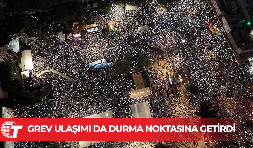 İsrail'de hükümet karşıtı grev ve protestolara 1 milyondan fazla kişi katıldı