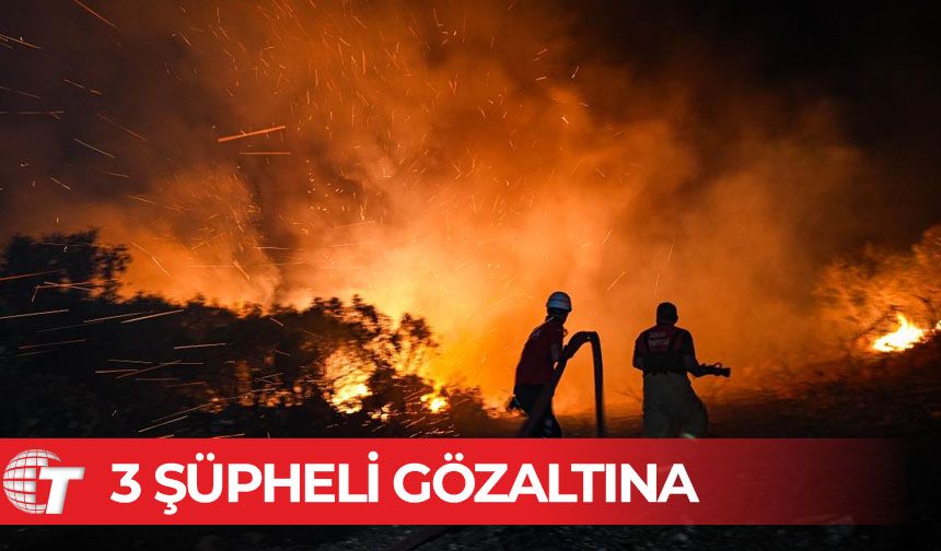 İzmir'deki orman yangınına müdahale sürüyor