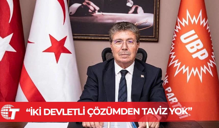 Başbakan Ünal Üstel: İki devletli çözümden taviz yok