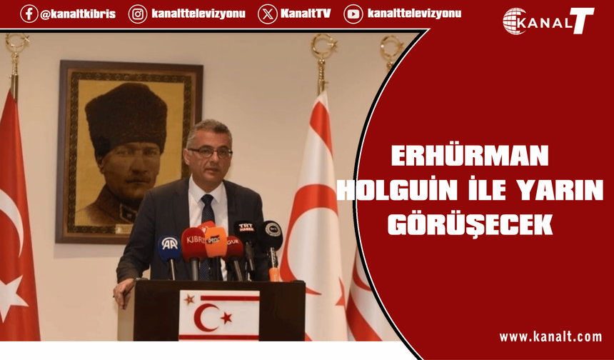 Cumhurbaşkanı Erhürman, BM Genel Sekreteri’nin Kişisel Temsilcisi Holguín ile yarın görüşecek
