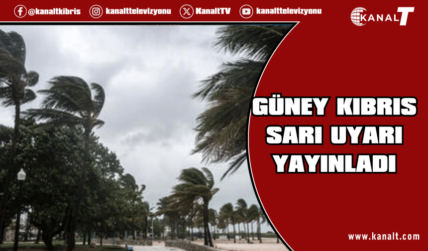 Rum Meteoroloji Dairesi bugün için yeni bir sarı alarm yayınladı.