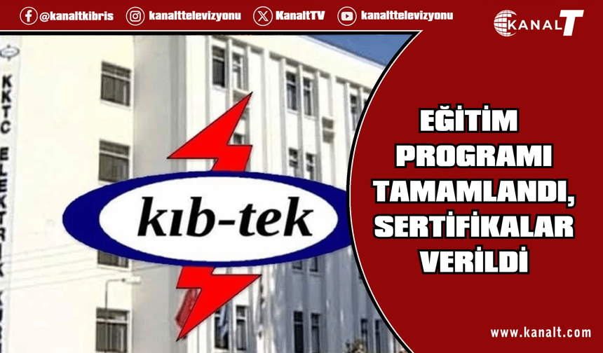 KIB-TEK ve TEDAŞ işbirliğiyle yürütülen teknik eğitim programı tamamlandı, sertifikalar verildi