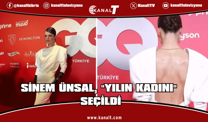 Sinem Ünsal, GQ Men of The Year 2025'te "Yılın Kadını" seçildi
