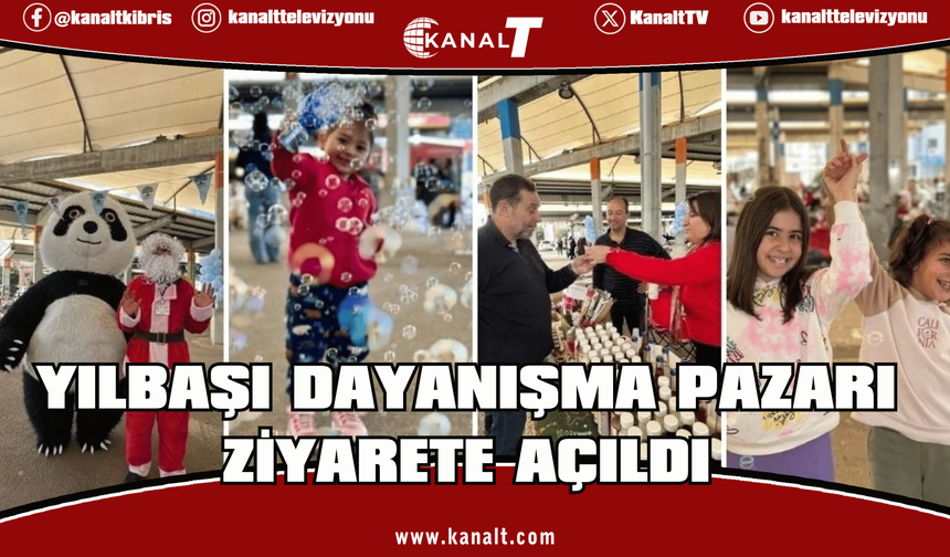 TAM PARTİ Yılbaşı Dayanışma Pazarı ziyarete açıldı