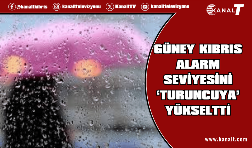 Güney Kıbrıs alarm seviyesini "turuncuya" yükseltti
