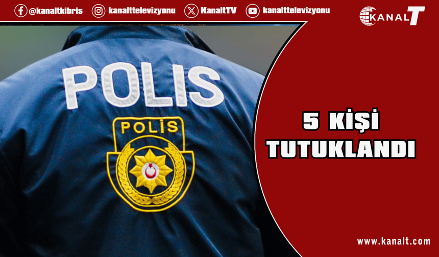 İskele’deki kanunsuz mal tasarrufu meselesiyle ilgili 5 kişi daha tutuklandı