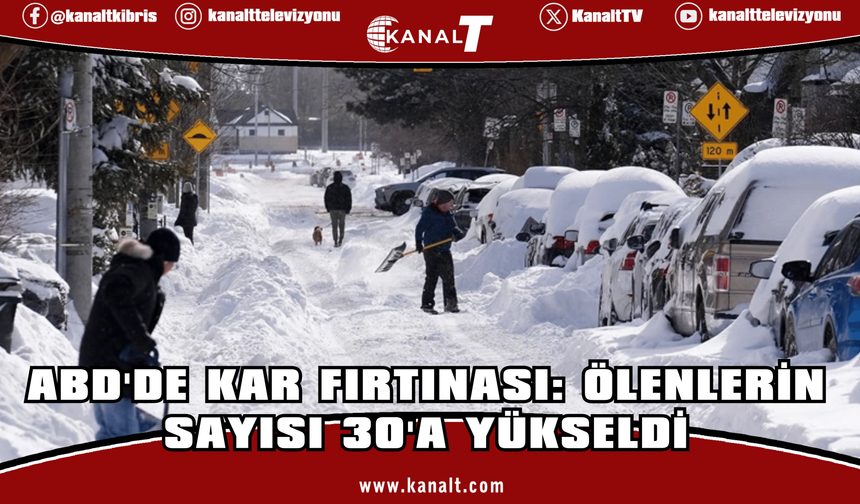 ABD'de kar fırtınası ve aşırı soğuklar nedeniyle hayatını kaybedenlerin sayısı 30'a yükseldi