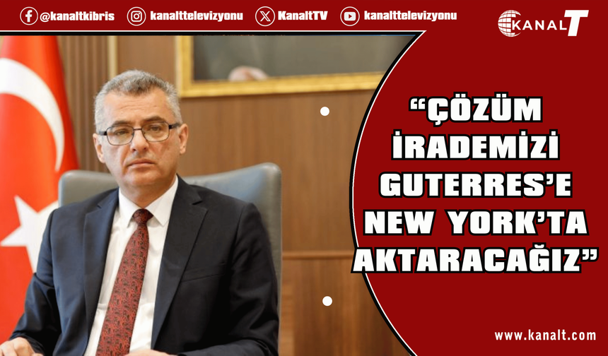 Erhürman: Kıbrıs’ta çözüm için sabır ve kararlılıkla ilerleyeceğiz