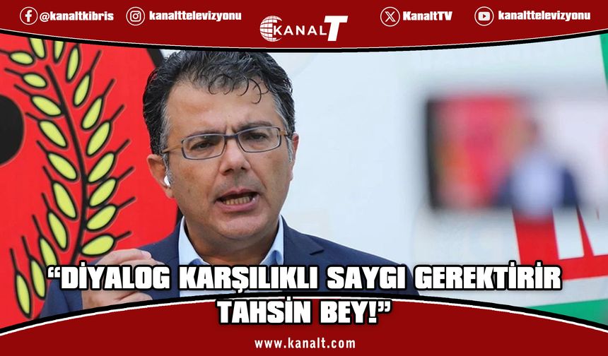 Akansoy'dan Ertuğruloğlu'na: "Diyalog karşılıklı saygı gerektirir"