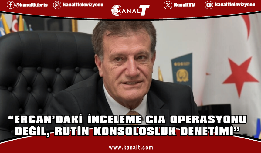 Arıklı’dan “CIA Ercan’ı İnceledi” haberine açıklama