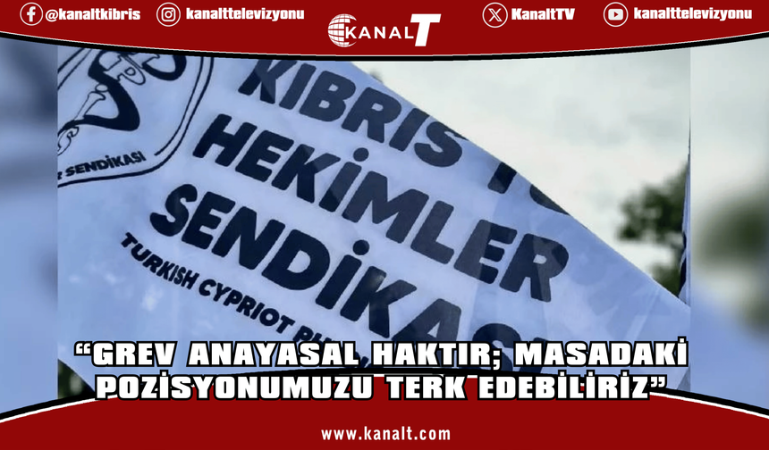 Hekimler Sendikası'ndan Üstel'e yanıt