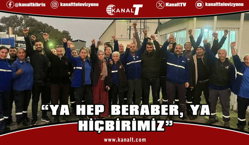 DEV-İŞ: ''Ektam Kıbrıs grevi tüm emekçilerin mücadelesidir''